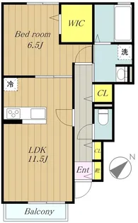 ディアコート【1階】の間取り