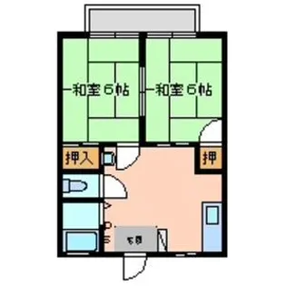 サンビレッジ A【1階】の間取り