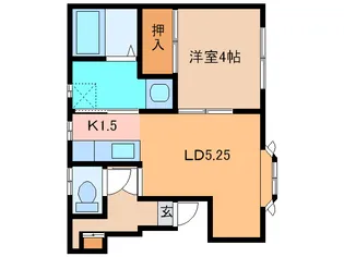 シェルメゾンA【1階】の間取り
