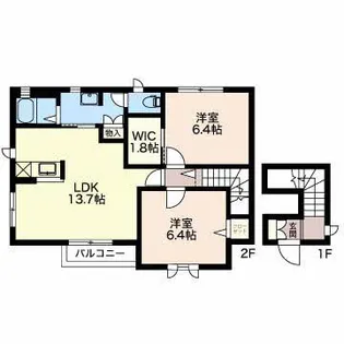 パストラル.S【2階】の間取り