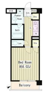 コーボック飛田給II【2階】の間取り