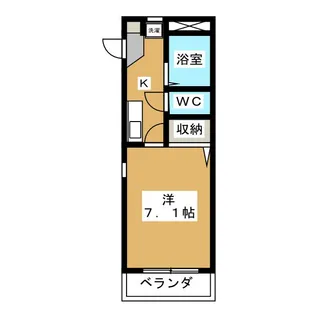 ヘーベルメゾン白糸台【1階】の間取り