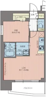 プレジオ池袋NORTH【4階】の間取り