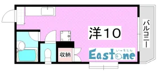 クラムハイツ【2階】の間取り