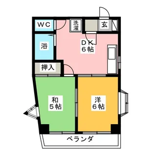 ル・ブランシェ【1階】の間取り