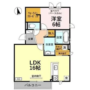コンフォートあかつき B【2階】の間取り