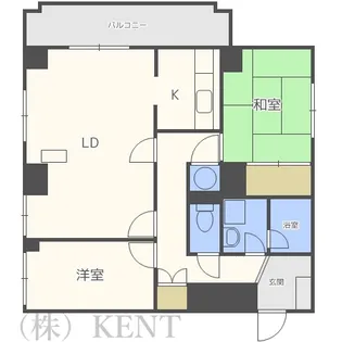 大通ハウス【4階】の間取り