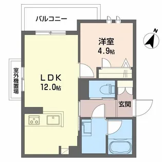 メゾン オピエデュパン【3階】の間取り