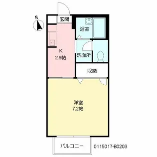パークサイド久野 II【2階】の間取り