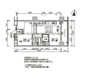 東雲キャナルコートCODAN18号棟【8階】の間取り