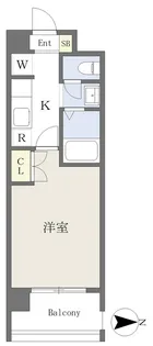 K-style【6階】の間取り
