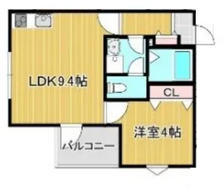 LaーCrea ZII(ラクリエ・ゼットツー)【1階】の間取り