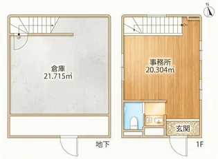 Real WithII【1階】の間取り