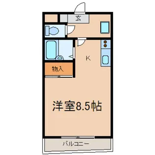 ヒルサイドテラス【1階】の間取り