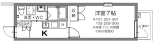 ディアコート東武練馬【3階】の間取り