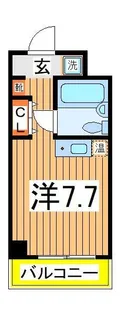 ドミール柏【9階】の間取り