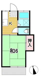 メゾンエチュードA【1階】の間取り