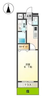 イル マーレ アッズッロ(il mare azzurro)【1階】の間取り