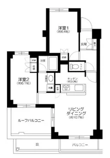 T s garden六郷土手【5階】の間取り