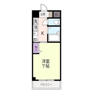 サニークレストみずほ台【5階】の間取り