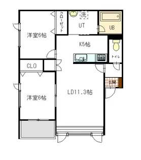 ショコラ【2階】の間取り