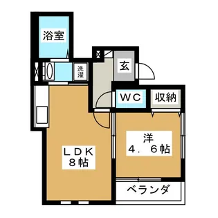 Vell Courage【1階】の間取り