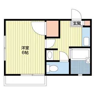 ジュネスハウス【2階】の間取り