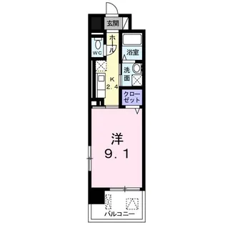 レフィナード【2階】の間取り