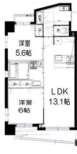 ライブリーVIII【5階】の間取り