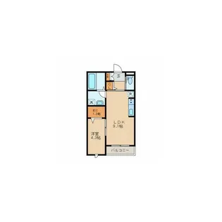 Portofino(ポルトフィーノ)【2階】の間取り