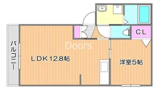 ラ・パルテール国富 参番館【2階】の間取り