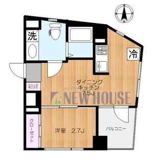 COCOMO神楽坂【3階】の間取り