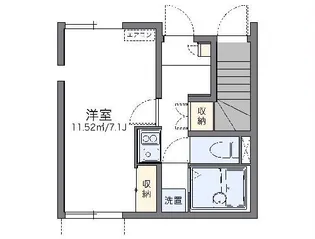 レオネクストユリ【1階】の間取り