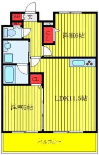 センテニアル王子神谷【9階】の間取り