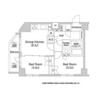 BPRレジデンス代々木【8階】の間取り