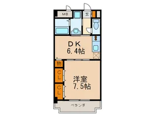 Pillow Garden Sannou【4階】の間取り