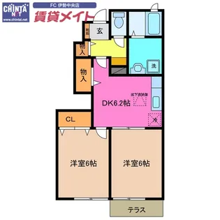 Arden D棟【1階】の間取り