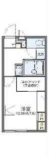 レオパレスアニバーサリー【1階】の間取り