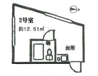 ZF-1ビル【5階】の間取り