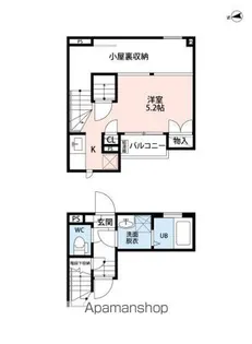 CB入間リーノ【2階】の間取り