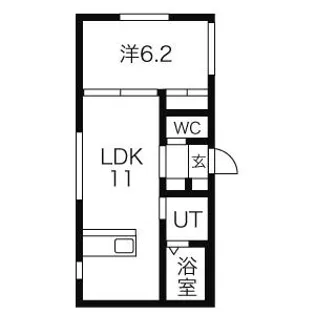 ラ・フォルテS13【2階】の間取り