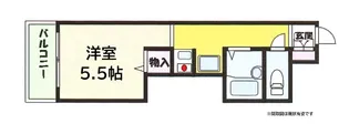 パレス六甲【3階】の間取り