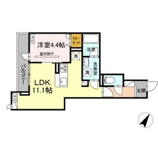 ドムスクレスト相模大野【3階】の間取り