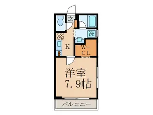 ガ-デンホワイト【1階】の間取り