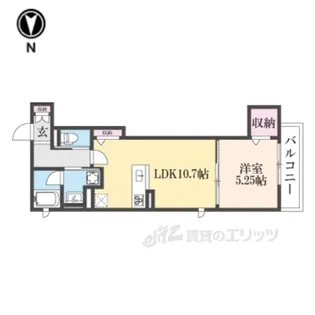PISO丹波口【3階】の間取り