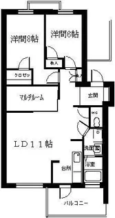 Flat Wan【2階】の間取り