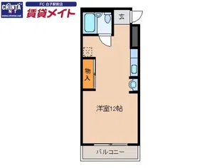リバティールーク【2階】の間取り