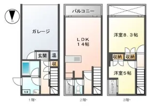 ビレッジ・ナガヤの間取り