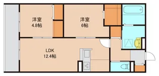 ルガロ市川【1階】の間取り