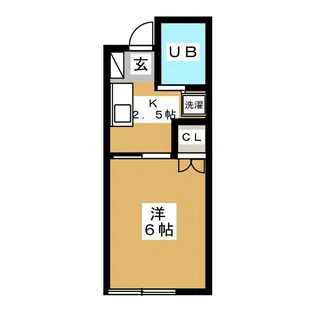 バニヤンツリー西中町【1階】の間取り